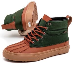 Vans Sk8 Hi Del Pato MTE Tortoise Shell Brown Kombu Green